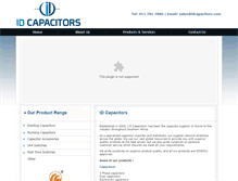 Tablet Screenshot of idcapacitors.com